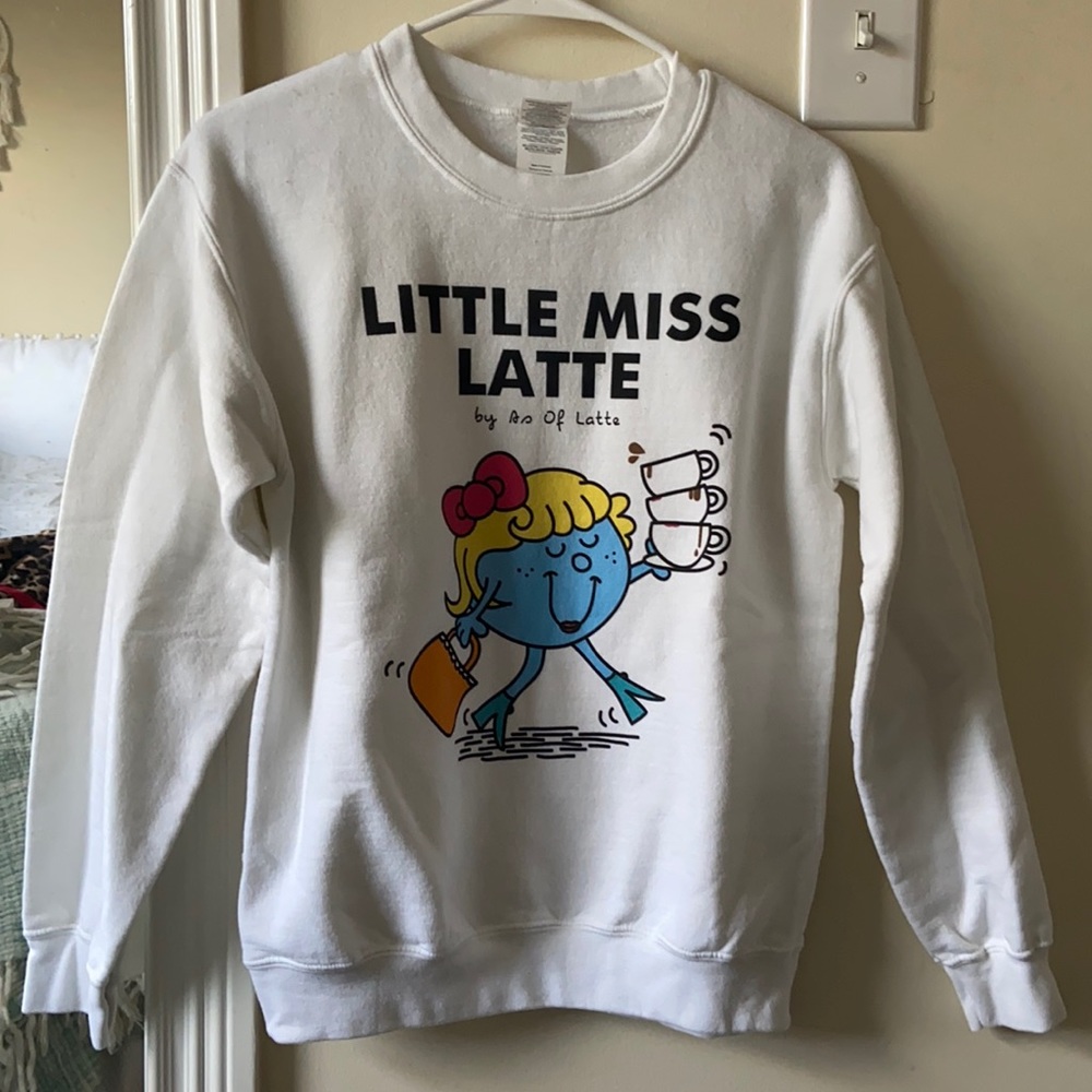 Gildan Crew Neck with Little Miss Latte